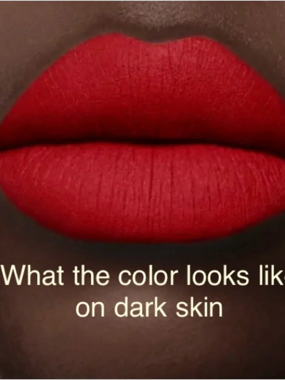 Rose Inc Velvet Matte Lip Cream - Deep Red NEW